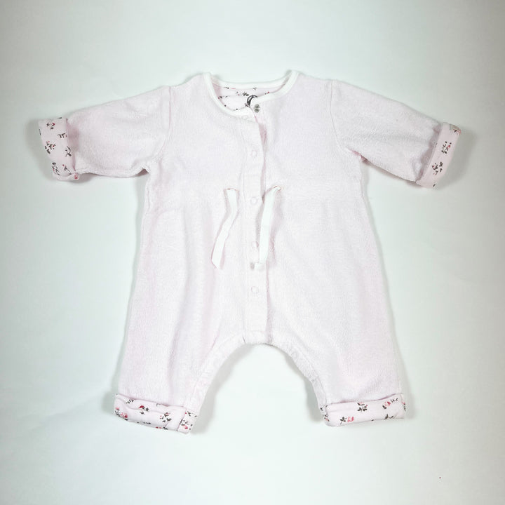 Petit Bateau pink terry pyjama 1M/54