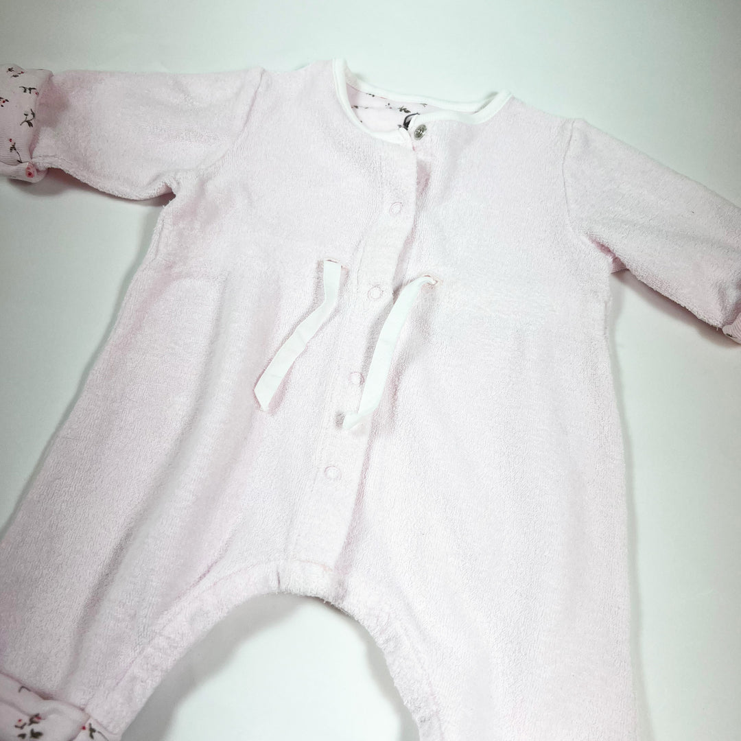 Petit Bateau pink terry pyjama 1M/54