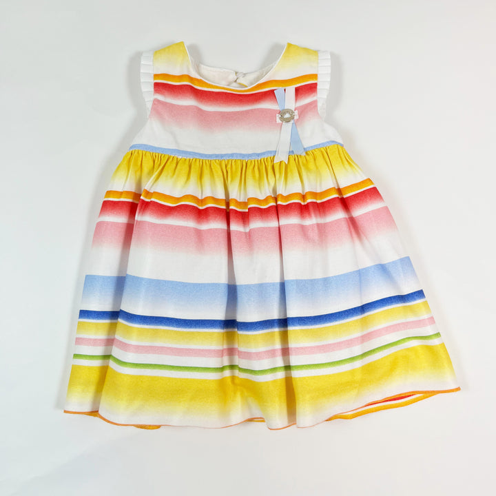 Mayoral multi-coloured striped dress 9M/74