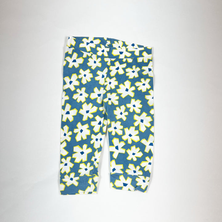 Stella McCartney Kids blue floral leggings 9M