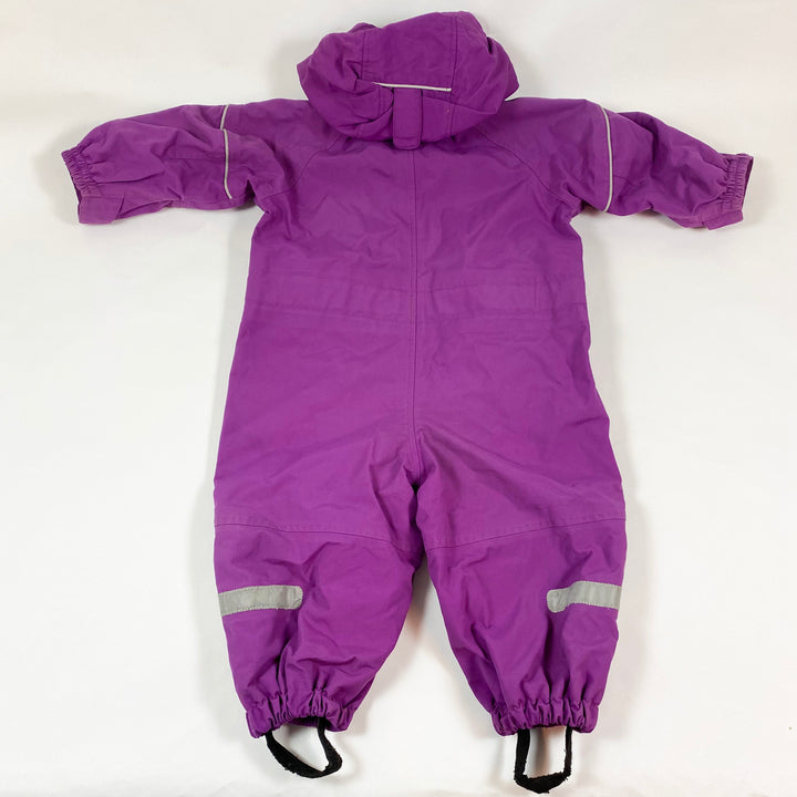 Polarn O. Pyret purple shell overall with detachable hood 80/9-12M