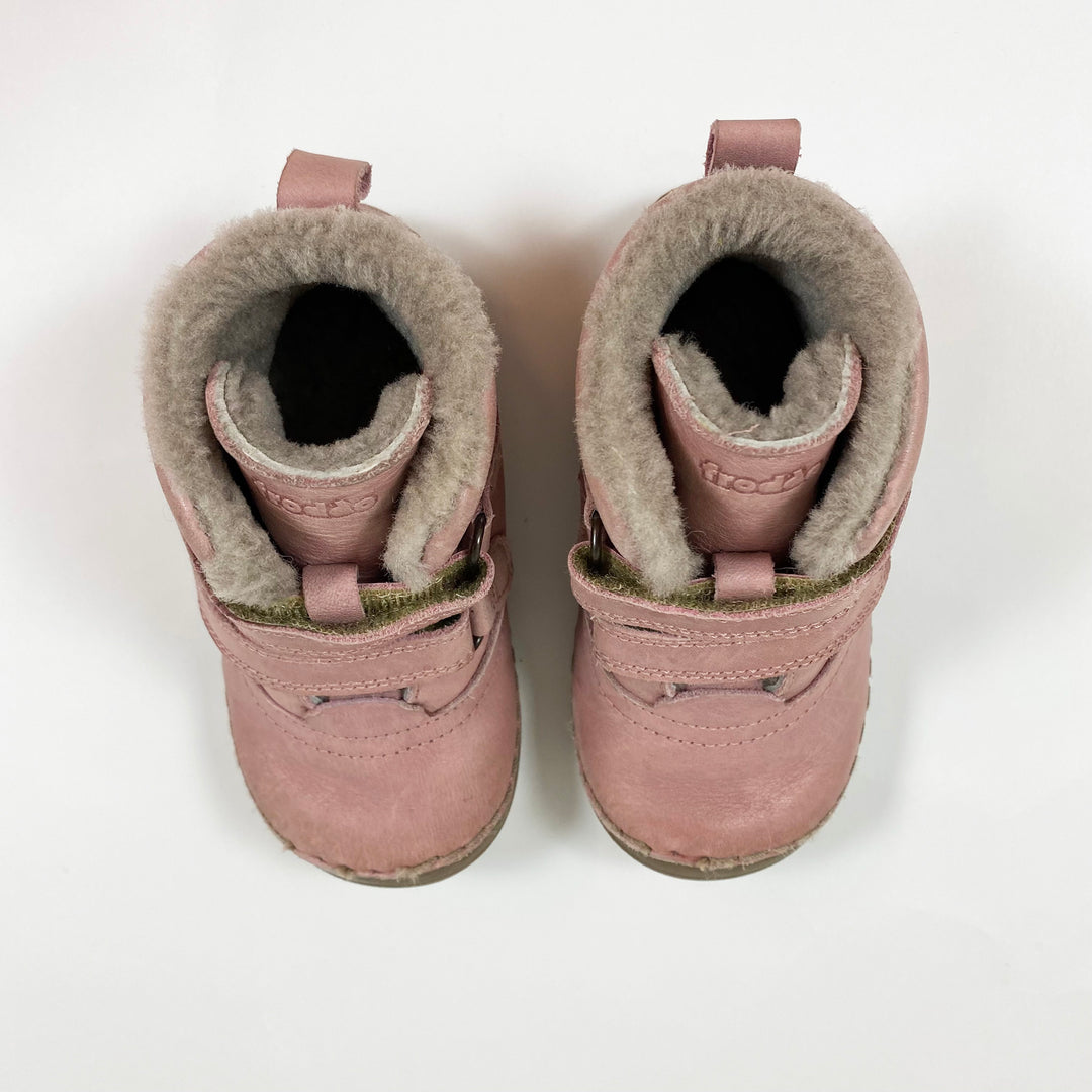 Froddo vintage pink leather winter boots 23