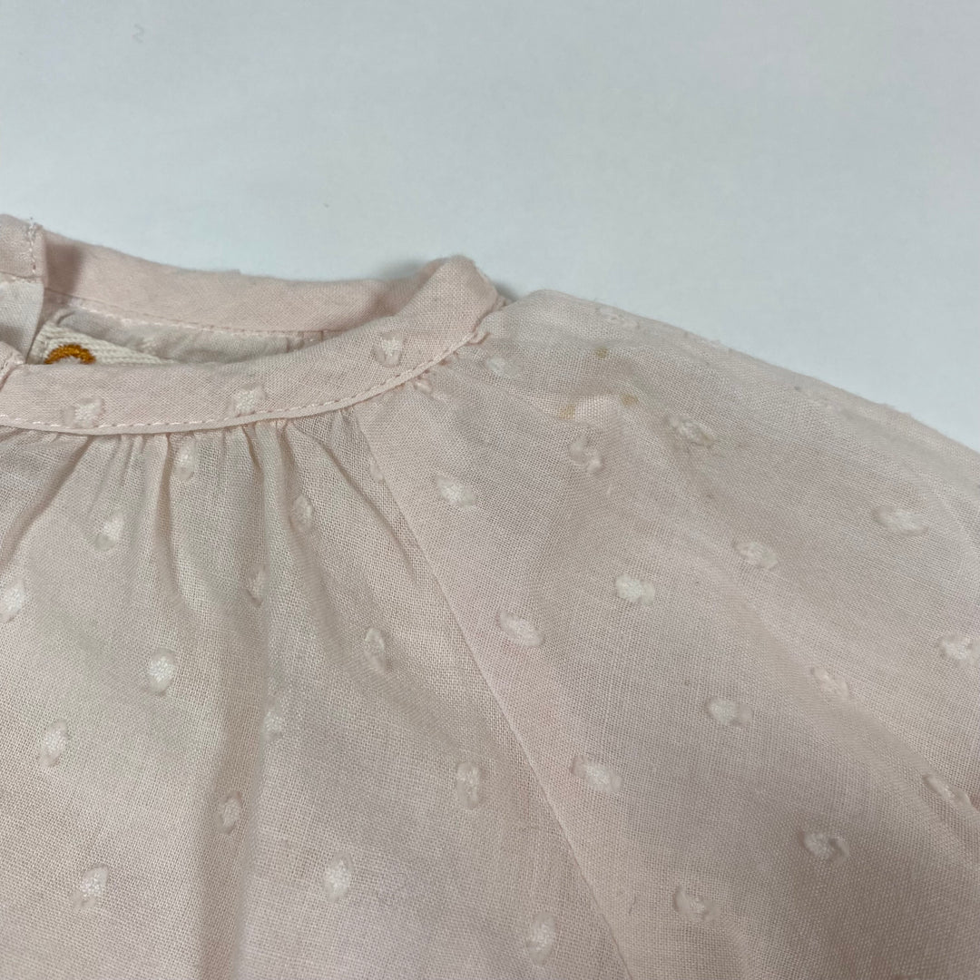 Omibia pale rose blouse and bloomer 6M/68